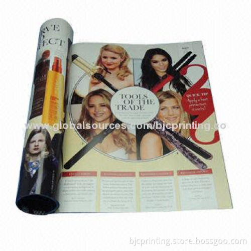 Full color 4C printed book catalogue, gloss and matte lamination finishing